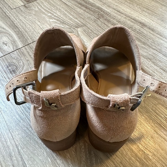 UGG Koolaburra Kaiah taupe suede cut out booties shooties with small block heel - Picture 5 of 7